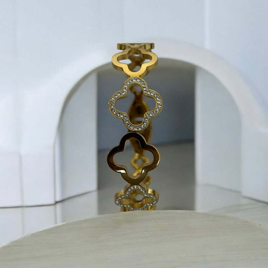 Bracelet symphonie dorée - Bloomyluxe